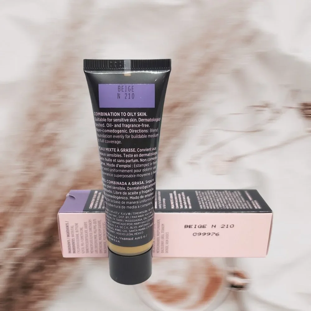 Beige N 210 (Neutral) Matte 3D Foundation - Combo-to-Oily Skin TimeWise…Mary Kay